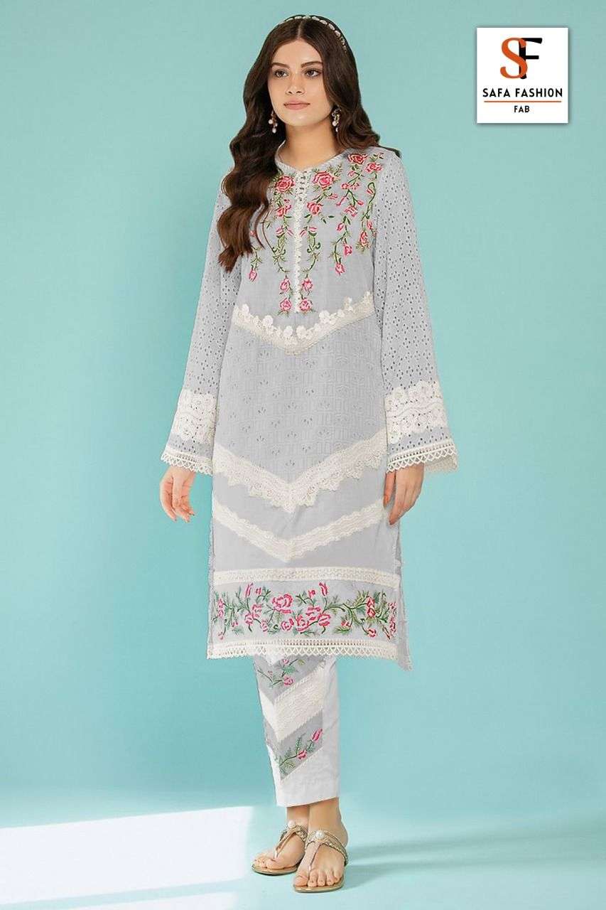 LUXURY FORMALS BY SANA FASHION 01 TO 04 SERIES STYLISH FANCY BEAUTIFUL COLORFUL CASUAL WEAR & ETHNIC WEAR PURE COTTON KURTIS WITH BOTTOM AT WHOLESALE PRICE